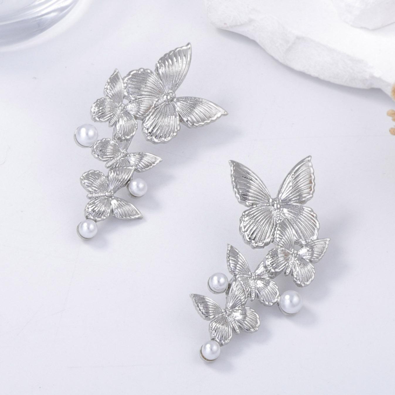 

Модні висячі сережки для жіночих прикрас срібний