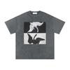 Hilma Af Klint Group IXSUW, The Swan, No. 1, Front Graphic, Snow Washed Oversized Cotton T-Shirt and Kids Tshirt, 0152.2.5