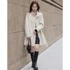 Women's Stand Collar Wool Blend Mid-Length Coat