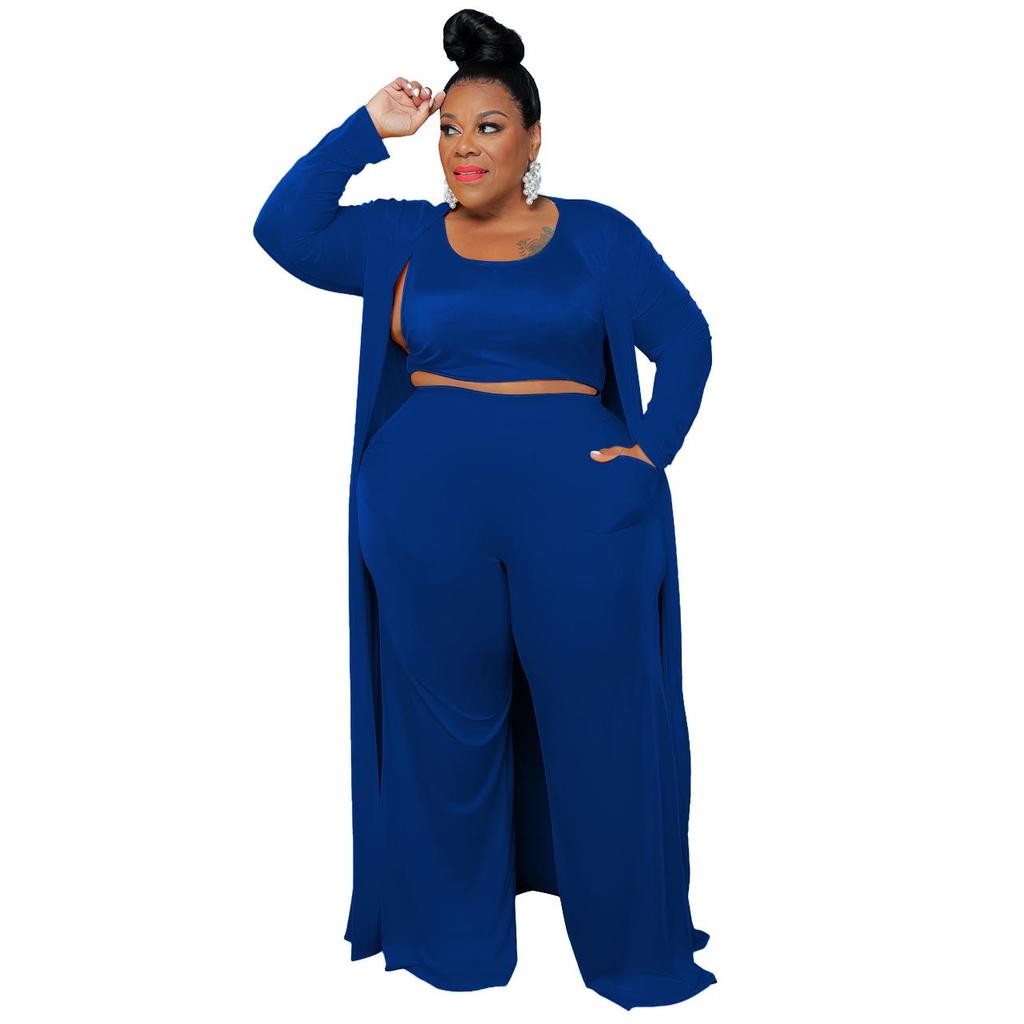 Women's Casual Fashion Sports Home Robe Coat Three-piece Set - 2022 Autumn/Winter Collection