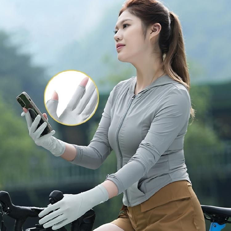2pack Comfortable Gloves Touches Screen Cycling Gloves Breathable Gloves for Biking and Running