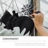 5Pcs Lifelike Fake Bat Halloween Decorations Scary Haunted House Hanging Props DIY Party Ornaments Soft Rubber Bat Toys