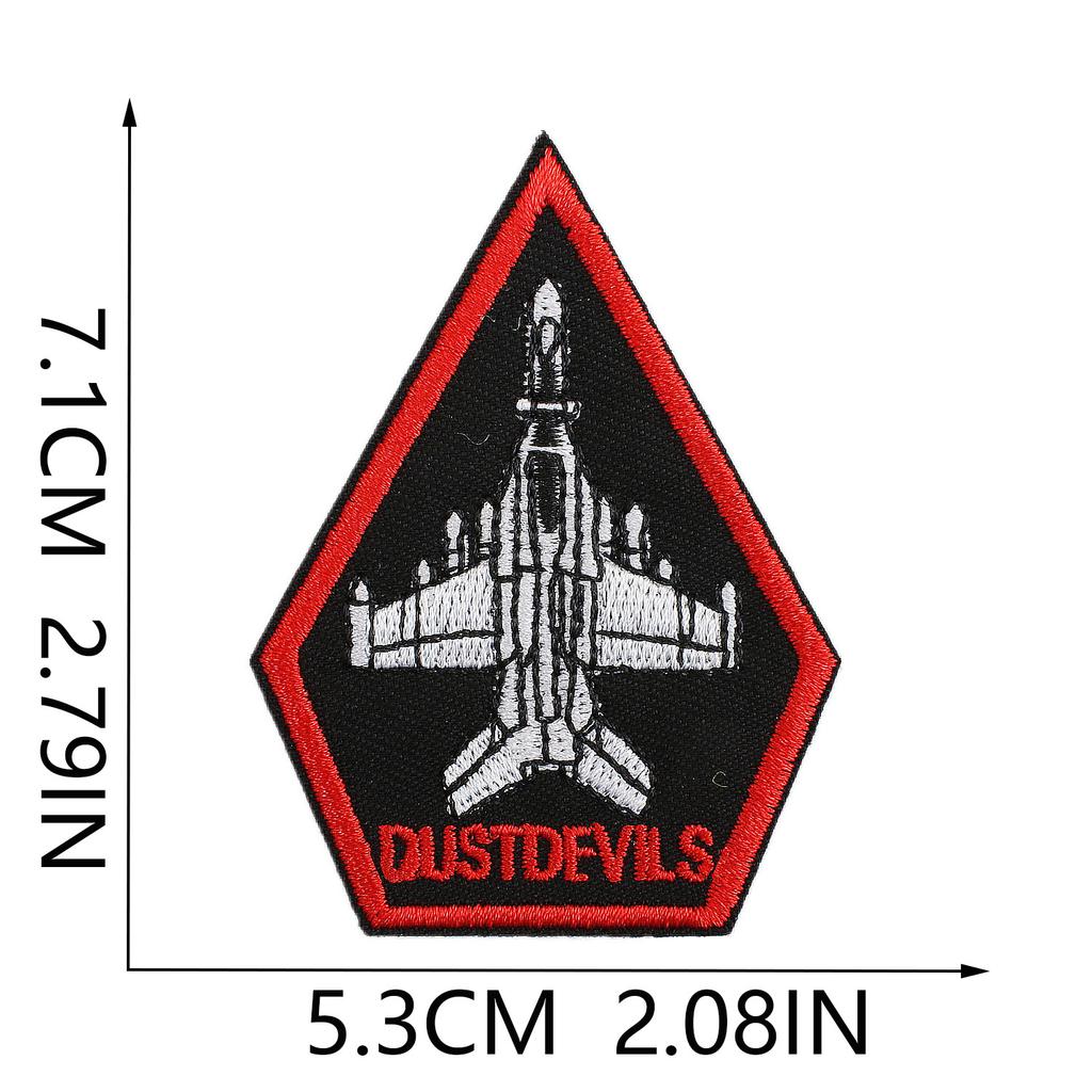 Pilot Clothes Decorative Embroidery Cloth Sticker Computer Embroidery Air Force Velcro Stamp Boy Clothes Armband Patch Sticker