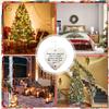 Christmas Ornament Heart-Shaped Friendship Acrylic Ornaments for True Friends Christmas Decor Ornaments for Family Friends
