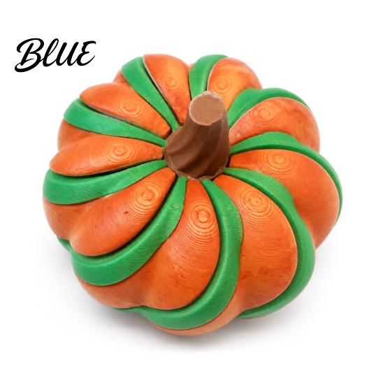 Creative Spiral Pumpkin Figurine 3D Printed Fidget Toy Decompression Hand Spinner Fun Holiday Gifts for Kids Sensory Toy Desk Stress Relief