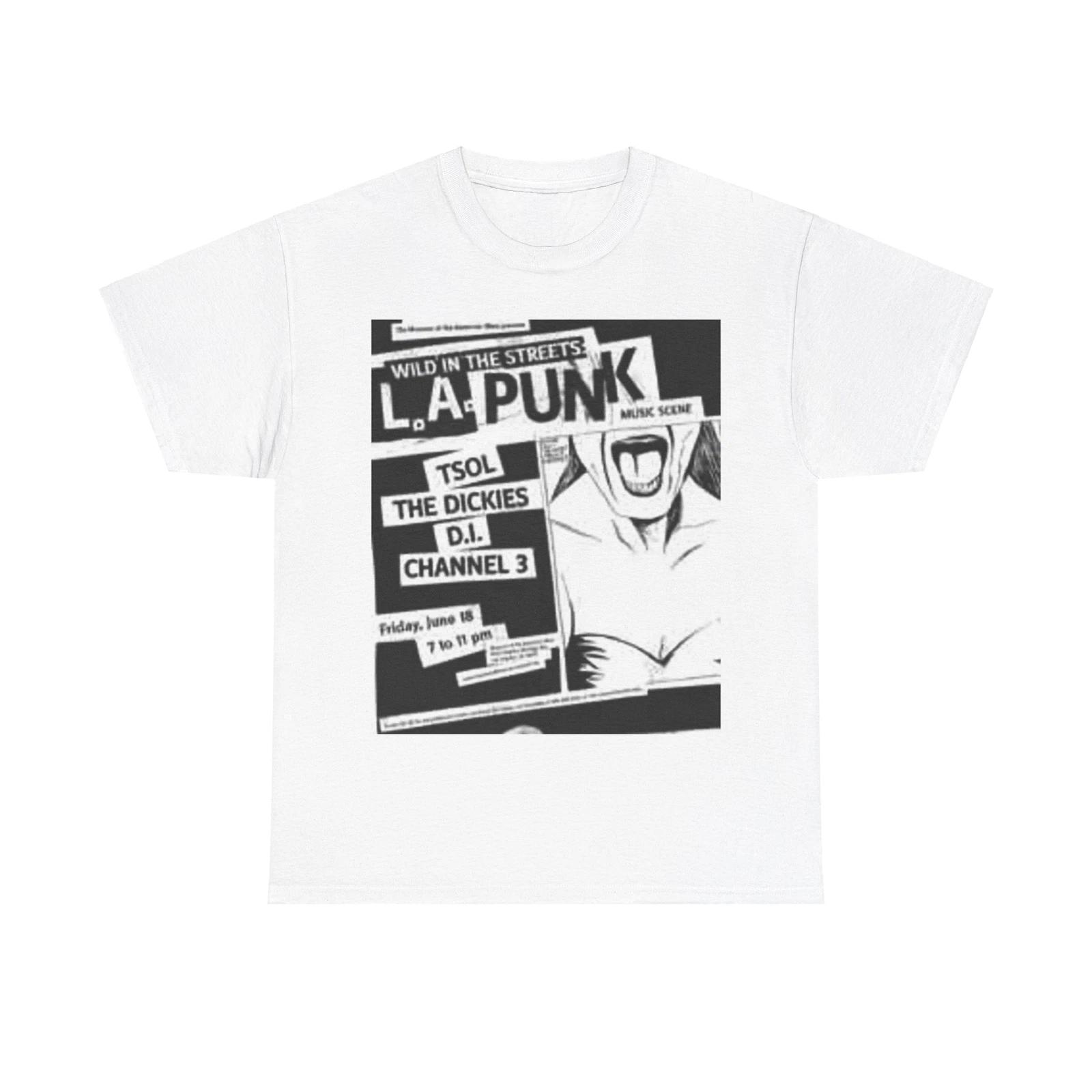 LA Punk Vintage Flyer Unisex Heavy Cotton Tee XL