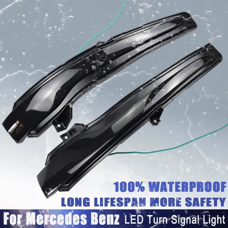 For Mercedes Benz C Class W205 E W213 S W222 W217 V W447 Superb Side-Wing LED Dynamic Turn Signal Blinker Mirror Flasher Light