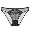 Sexy French Style Lace Bow Mesh Plus Size Low Waist Butt Lifting Womens Briefs