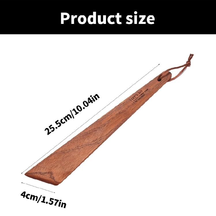 Durability Wood Spatula Comfortable Grip Spatula Portables Safe Spatula for Outdoor Grilling and Home Cooking