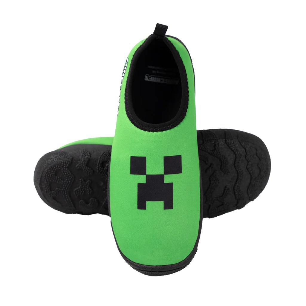 Minecraft Boys Aqua Creeper Water Shoes