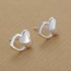 NEW 925 Sterling Silver Earrings Hot Hearts for Women Exquisite Student Girlfriend Jewelry Accessories Wedding Fashion Gift
