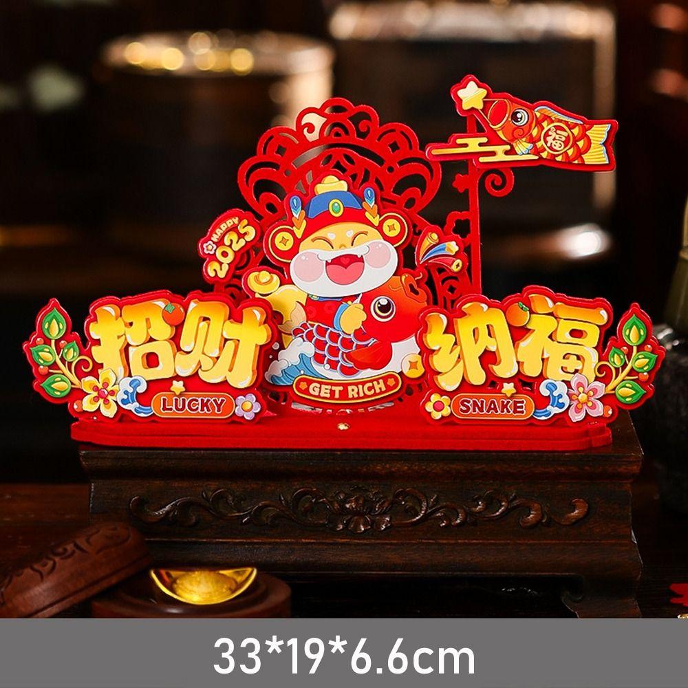 Non-woven Fabrics Desktop Decoration Festive Present Spring Festival Decor  Living Room Decor