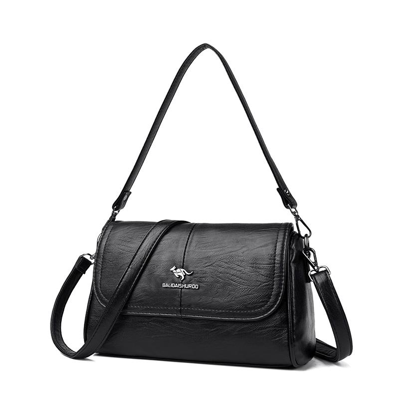 Geantă crossbody pentru femei din piele PU moale de înaltă calitate, geantă de umăr la modă pentru femei potrivită pentru uz zilnic, cumpărături, navetă