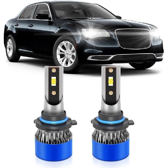 

Подходит для Chrysler 200 300 2011 2012 2013 2014 2015 Лампы фар, Комбинация ламп ближнего и дальнего света, 6000K Белый, 30000Лм 800% Яркость, С охлаждением