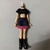 Kids Toys Doll Outfit Skirt Fashion T-shirt Pants Doll Dresses Clothes for 1/6 BJD 27~28cm Doll