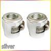 2PCS Automotive Hose Clamp Aluminum Alloy Clamp AN4 AN6AN8AN10AN12 Radiator Modification Fuel Pipe Buckle Hose Connector
