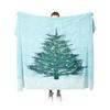 Tuniu Cute Christmas Tree Fleece Blanket Sofa Bed Room Throw Soft Warm Cozy Decorative