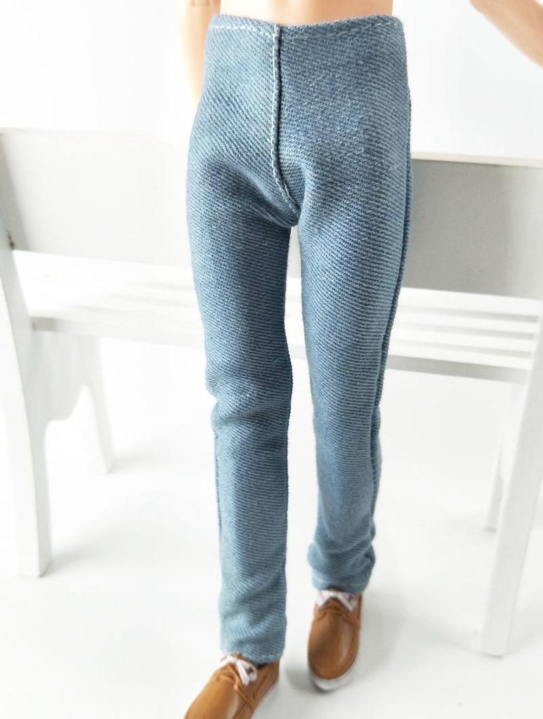 1/6 Boy Doll Clothes Handmade Jeans Pants For Ken Doll Trousers For Barbie's Boyfriend Ken Boy Doll Prince Male Doll Kids Toy