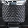 Car - PU Leather Car Storage Net Bag - Universal Handbag Holder For Men And Women - Travel Pocket Bag P9C8