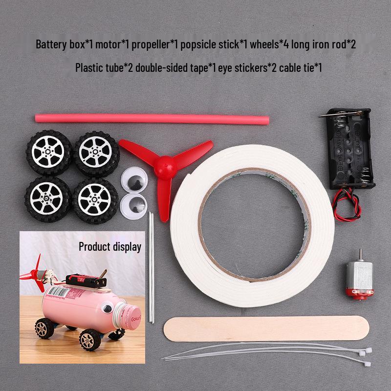 DIY Eco-Friendly Solar-Powered Aerodynamic Toy Car for Kids