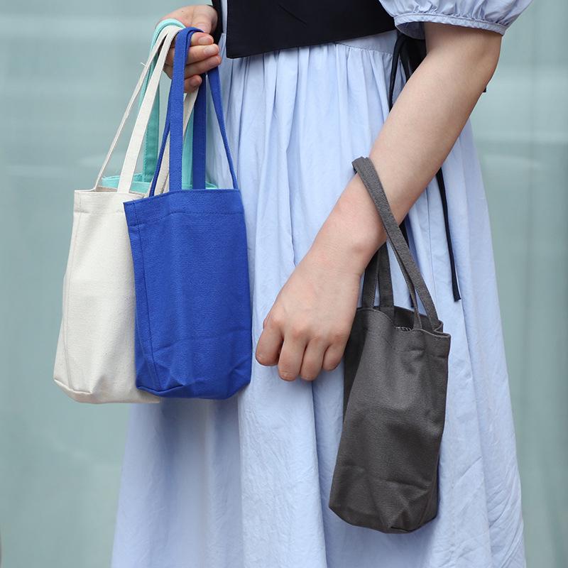 Portable Canvas Teacup Carrier & Umbrella Sleeve