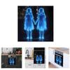 Paste Static Halloween Pumpkin Stickers Waterproof Bat Halloween Decal  Living Room