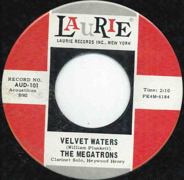 

7inch Record MEGATRONS - Velvet Waters PK4M6184 Laurie Records US Pop Used