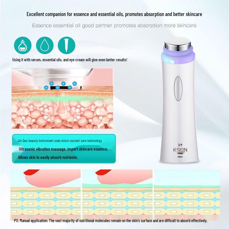 K-SKIN Ultrasonic Facial Beauty Device CN plug (adapter included)