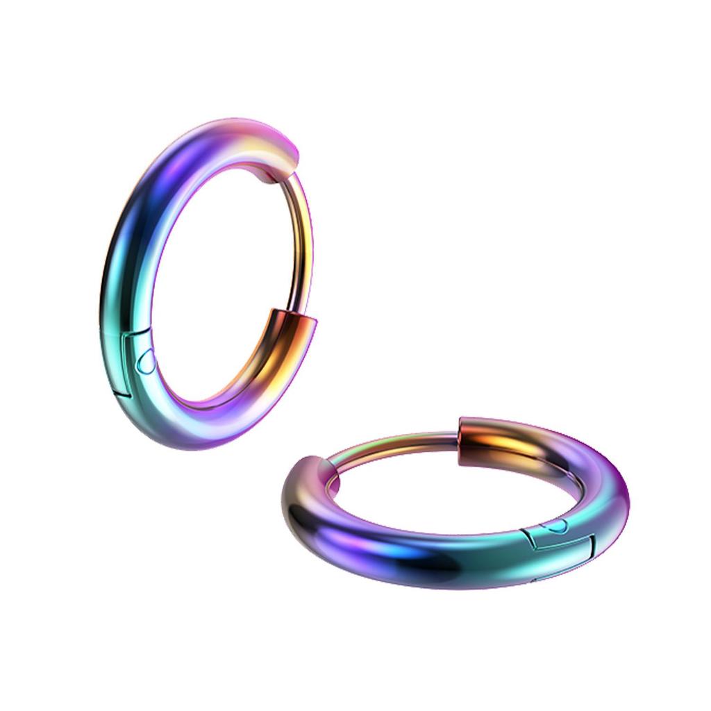 2025 Elegant Titanium Steel Hoop Earrings: French Style Elf Ear Cuff