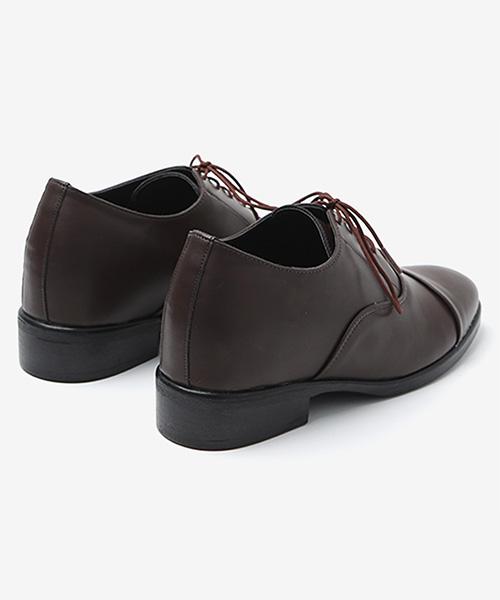 Pascorozen Jc1500-Br Bordeaux 5-Hole Straight-Tip Dress Shoes Brown [250~280Mm]