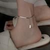 Summer Snake Bone Anklet Minimalist Exotic Chic Cold Elegant Sexy Women Foot Jewelry