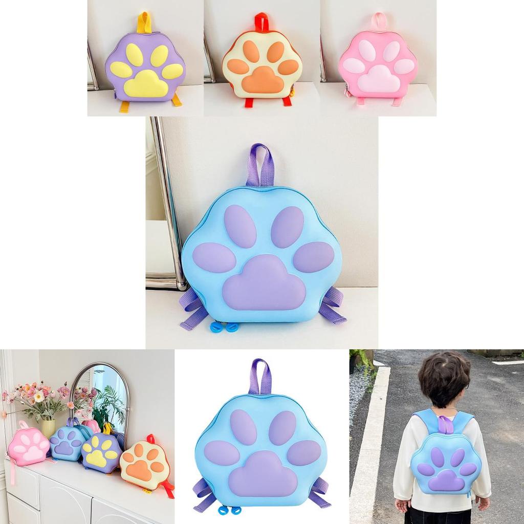 Cute Animal Pattern Kids Backpack With Breathable Design For Preschool And Kindergarten Use