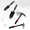 Gardening Tool Set: Small Outdoor Shovel, Hoe, Rake for Planting Flowers & Vegetables