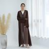 Loriya Summer Double Sleeve Chiffon Cardigan with Headscarf - LR842