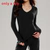 Womens Long Sleeve Yoga Shirt With Breathable Nylon Fabric For Fitness And Running