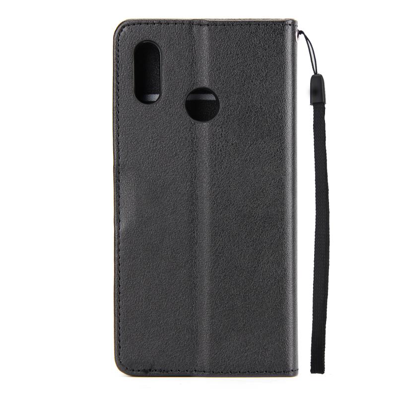 For HUAWEI Nova 3i/Y5 2019 PU Leather Protective Phone Case with 3 Cards Slots Bracket