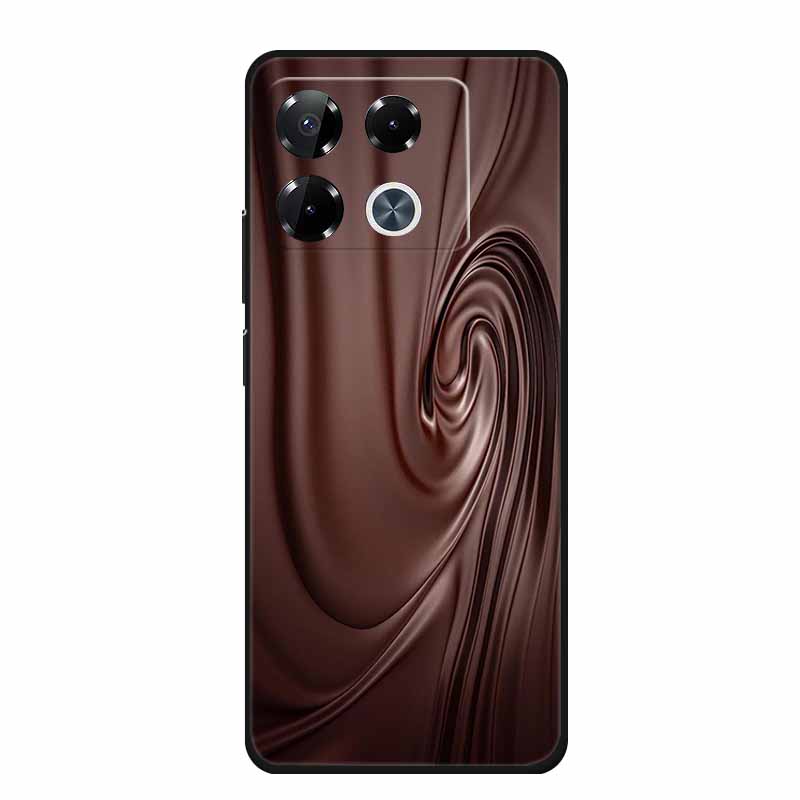 For Infinix Note 40 Pro Case Note40 Pro Plus Phone Cover Black Silicone Soft Case For Infinix Note 40 Pro Plus Back Cover Case