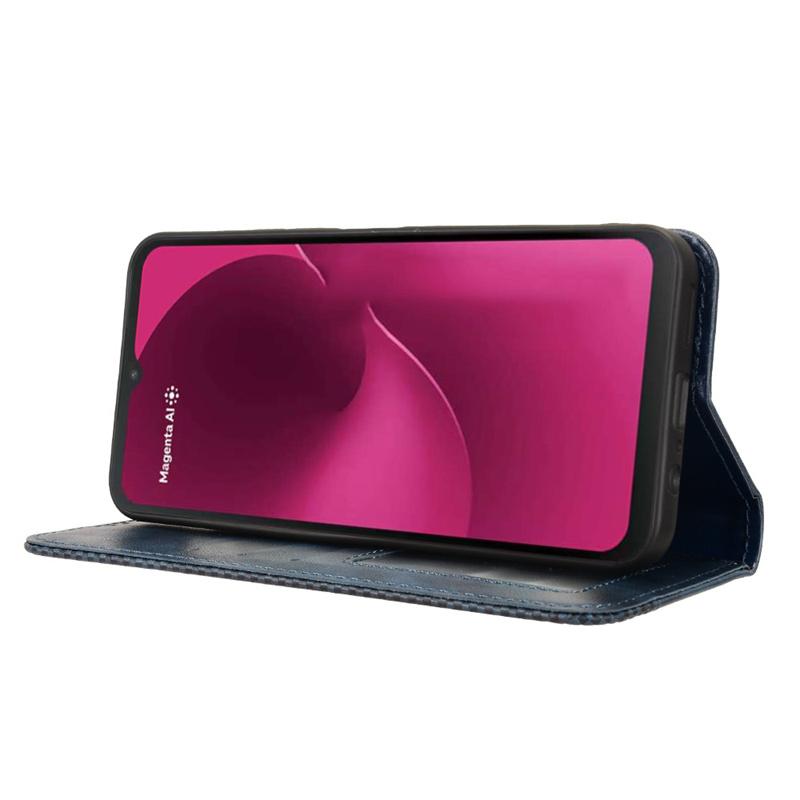 For T-Mobile T Phone 3 5G Flip Leather Case Skin Magnetic Adsorption Wallet Holder Cover For T-Mobile REVVL 8 5G Phone Bags