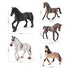 Simulation Animal Model Andalusian Mare Solid Arabian Mare Static Ornament Toy