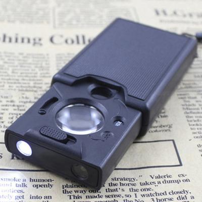 30X 45X 60X Magnifying Glass High Magnification 3 Lenses Handheld Pull-type Jewelry Magnifier for Appraise Jewelry