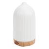 200ML Essential Oil Diffuser Portable Aromatherapy Diffuser Silent Humidifier with Wood Grain Base 7 Color LED Lights