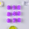 40Pcs/Set Alphabet Cake Molds Figure Plastic Letter Fondant Mold Cookie Decor