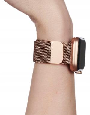 Strap for Apple Watch 3/4/5/6/7/8/9/Series 38/40/41mm Bracelet Steel Rose Gold
