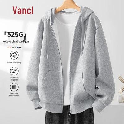 VANCL Men's Versatile Loose Fit Hooded Heavyweight Sweatshirt