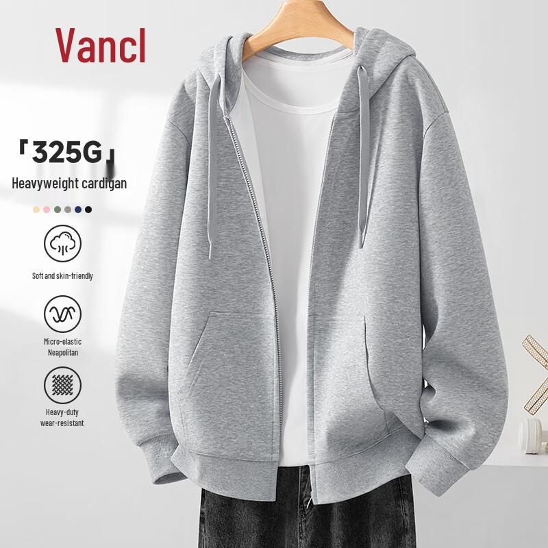 VANCL Men s Versatile Loose Fit Hooded Heavyweight Sweatshirt 2XL