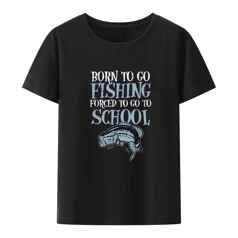 A Day Without Fishing Probably Wont Kill Me Gift Idea To Dad Funny T Shirt Shortsleev Hipster Print Koszulki Loose Cool Oneck