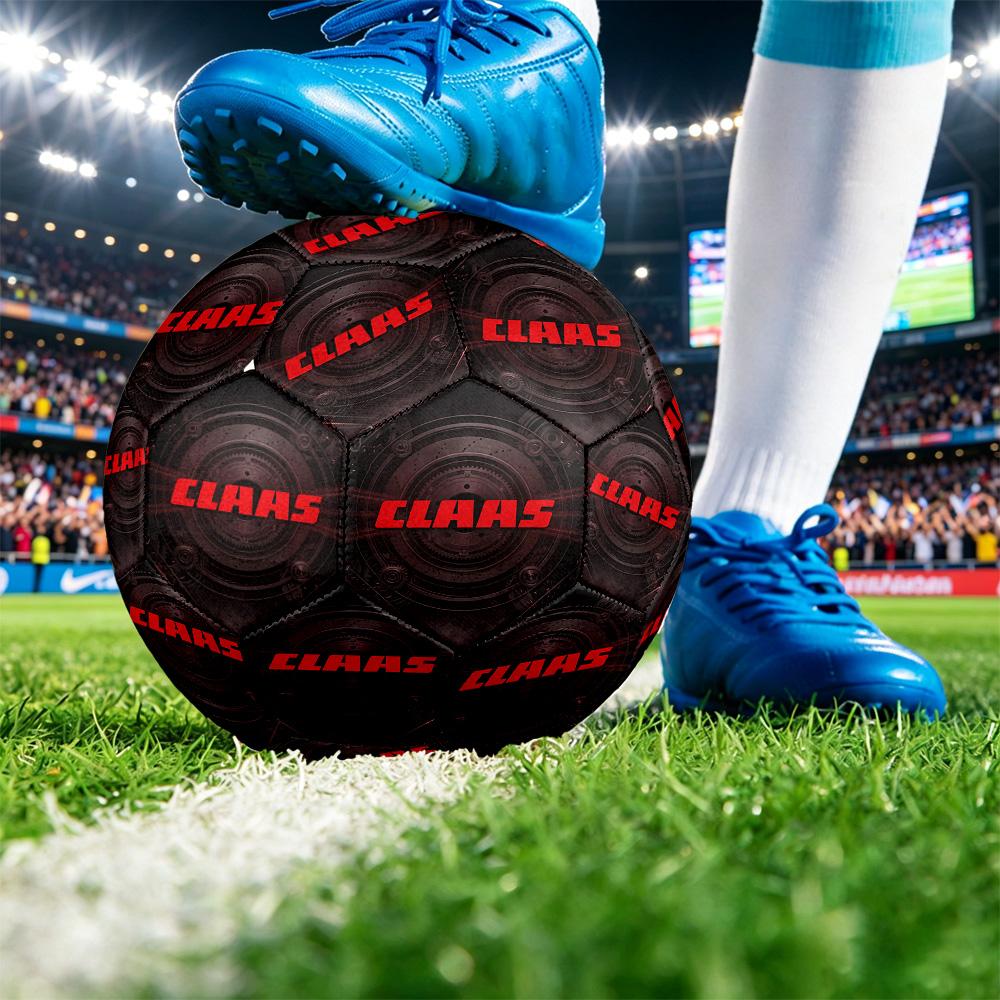 CLAAS Print Standard Size 5 Soccer Ball Durable Shock?Absorbing Ball For Training Match Outdoor Play