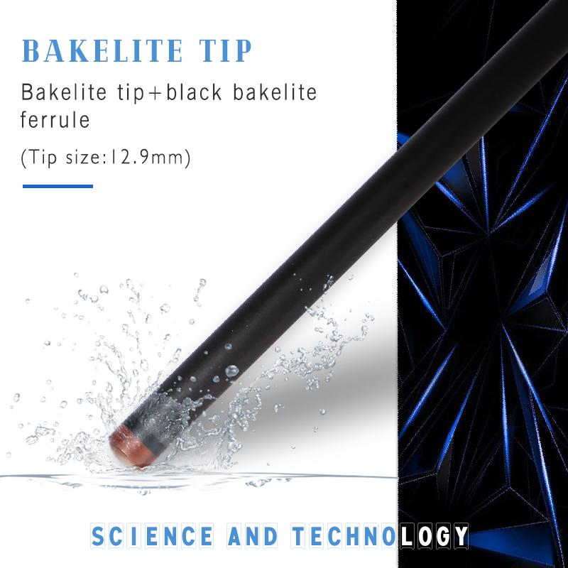 OKHEALING Carbon Fiber Pool Cue Billiards Sticks 12.9mm Tip Uni-loc Joint 147cm/58inch Length 19~21oz Weight Billiard Cue, Blue