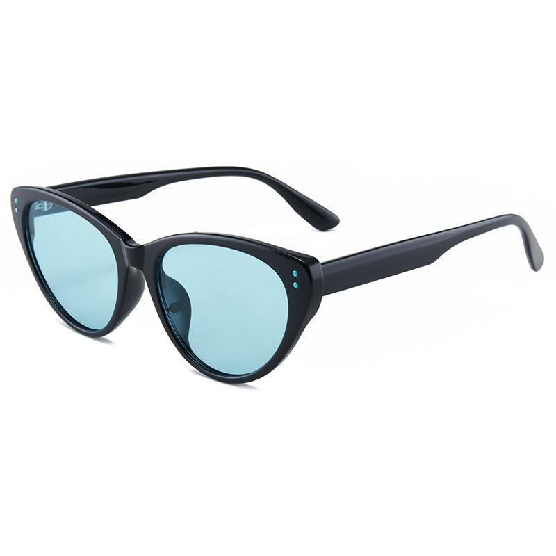 Retro Personalized Women'S Sunglasses Uv Protection Trend Cat Eye Glasses Fashion Versatile Sunglasses Men