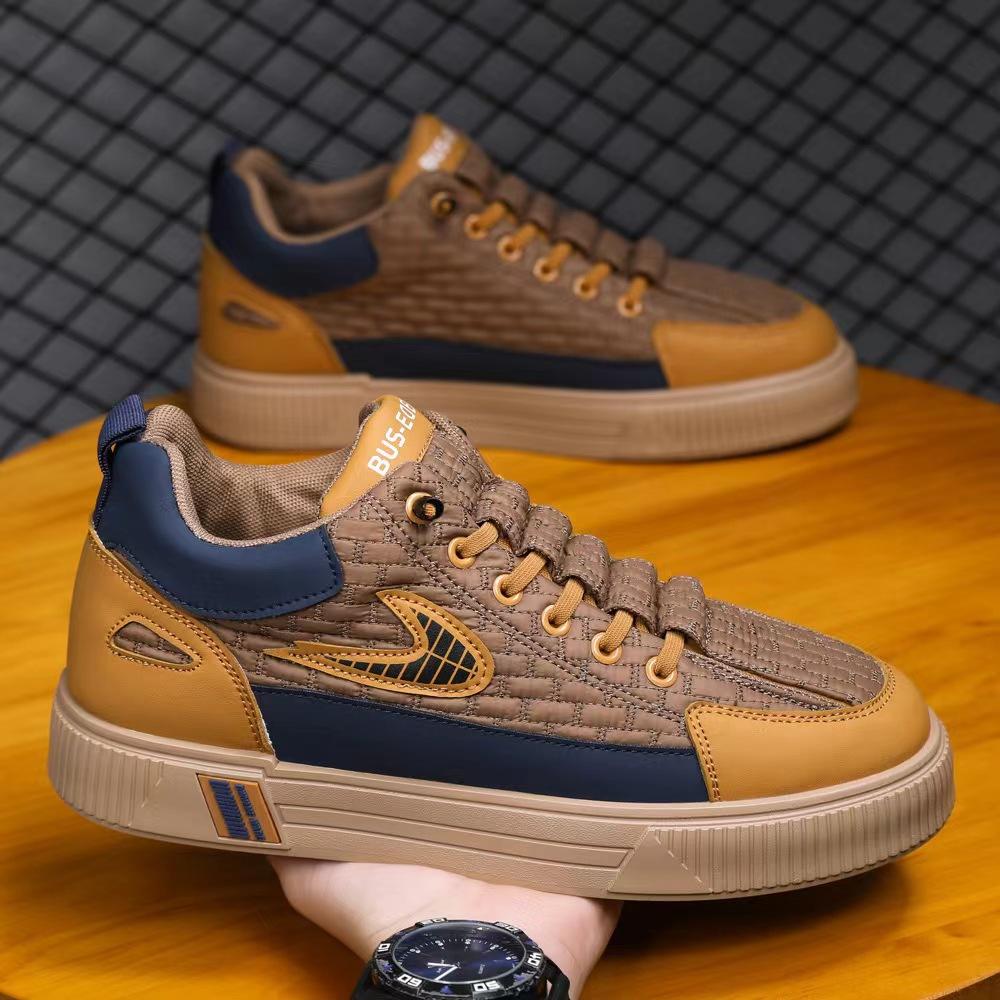 One pedal men's shoes autumn and winter new Internet celebrity explosion leisure one pedal youth sports Korean version of low-top board shoes